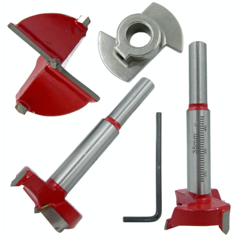 FREZ PUSZKOWY 35 mm Z OGRANICZNIKIEM - E01759