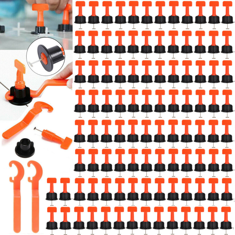 ZESTAW DO POZIOMOWANIA PŁYTEK 100 SZT. - E01803