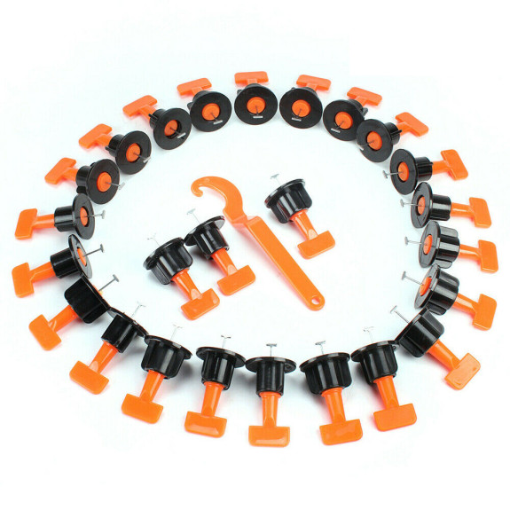 ZESTAW DO POZIOMOWANIA PŁYTEK 100 SZT. - E01803