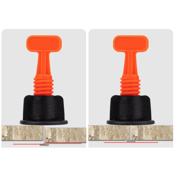 ZESTAW DO POZIOMOWANIA PŁYTEK 100 SZT. - E01803