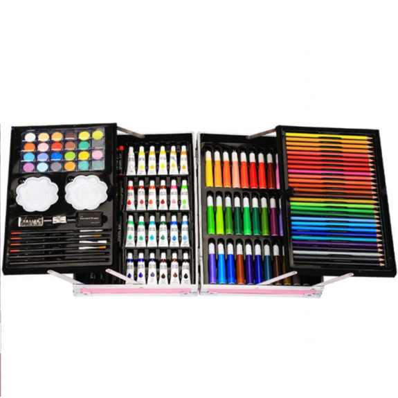 ZESTAW ARTYSTYCZNY 145 EL. RÓŻOWY - E01812