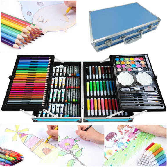 ZESTAW ARTYSTYCZNY 145 EL. NIEBIESKI - E01813