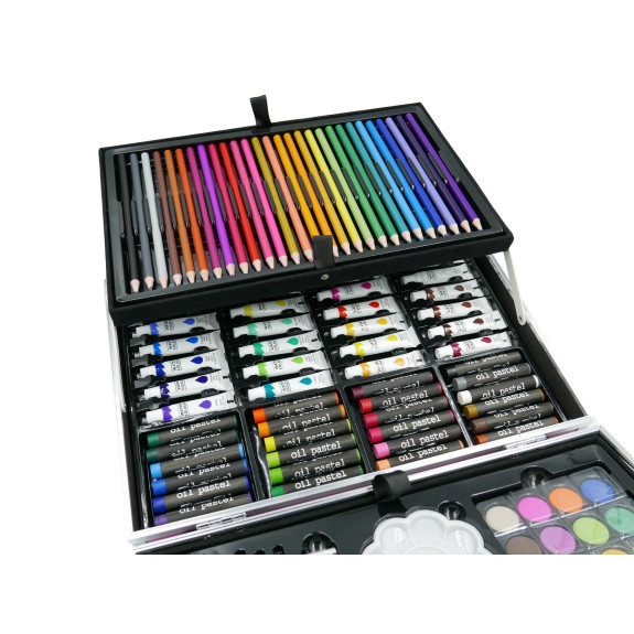 ZESTAW ARTYSTYCZNY 145 EL. RÓŻOWY - E01812