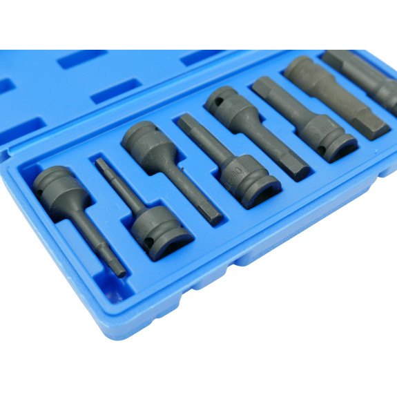 KLUCZE NASADOWE UDAROWE HEX IMBUS 8 SZT. - E01914