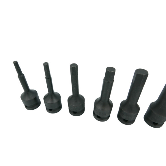 KLUCZE NASADOWE UDAROWE HEX IMBUS 8 SZT. - E01914