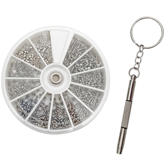 ŚRUBKI DO ZEGARKÓW I OKULARÓW 1000szt. - E01909