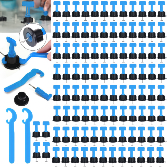 ZESTAW DO POZIOMOWANIA PŁYTEK 100 SZT. - FT01102