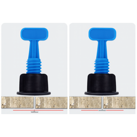 ZESTAW DO POZIOMOWANIA PŁYTEK 100 SZT. - FT01102