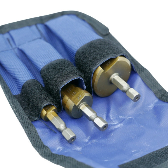 WIERTŁA STOŻKOWE 3 SZT. 4-32mm - S0322/H