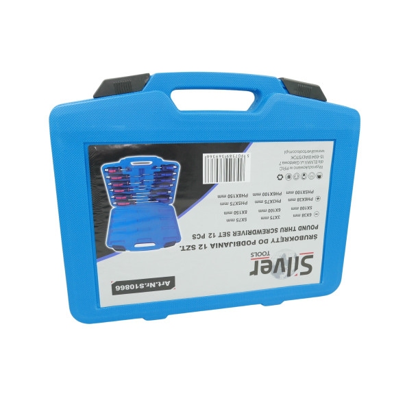 ŚRUBOKRĘTY PODBIJAKI - 12 SZTUK - S10866