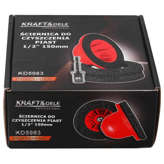 ŚCIERNICA DO CZYSZCZENIA PIAST 1/2 150 mm - KD5983