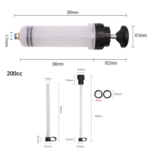 ODSYSARKA STRZYKAWKA RĘCZNA OLEJU 200 ML - KD3575