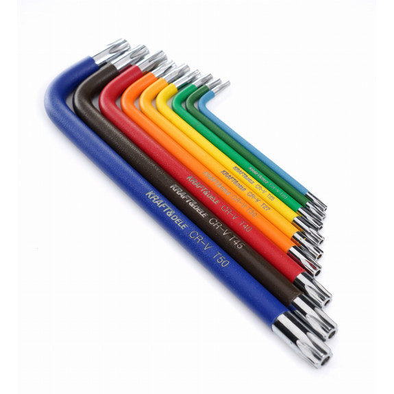 IMBUSY TORX KOLOROWE - ZESTAW 9 EL. - KD11930